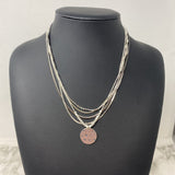 WOMEN'S NECKLACE silver grey