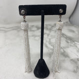 WOMEN'S EARRINGS white silver