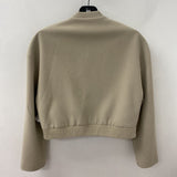 ZARA WOMEN'S BOMBER JACKET beige S