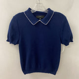 ZARA WOMEN'S SWEATER navy white S