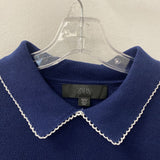 ZARA WOMEN'S SWEATER navy white S