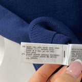 ZARA WOMEN'S SWEATER navy white S