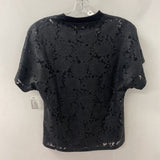 TED BAKER WOMEN'S BLOUSE/SHIRT black floral XS/0