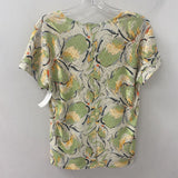 VICTORIA collection WOMEN'S TOP muli lime floral print S