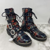 Jessica Simpson WOMEN'S BOOTS plaid 8
