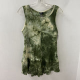 WOMEN'S TANK/CAMI green tiedye M