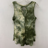 WOMEN'S TANK/CAMI green tiedye M