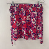 WOMEN'S SKIRT pink purple floral S
