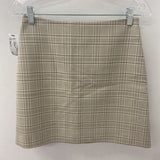 EVER NEW melbourne WOMEN'S SKIRT beige plaid 4