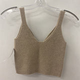 J CREW WOMEN'S TANK/CAMI beige heathr S