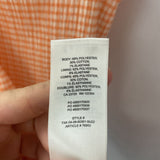 WILFRED WOMEN'S DRESS orange cream checkS S