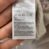 H&M WOMEN'S CARDIGAN beige pink S