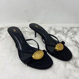 ZARA WOMEN'S HEELS black gold 38
