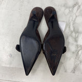 PRADA WOMEN'S HEELS brown 38.5