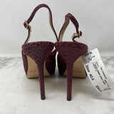 JIMMY CHOO WOMEN'S HEELS burgundy 40.5