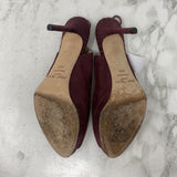 JIMMY CHOO WOMEN'S HEELS burgundy 40.5