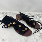 SEE BY CHLOE WOMEN'S SANDALS black gold 41