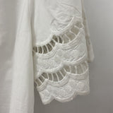 ENGLISH FACTORY WOMEN'S BLOUSE/SHIRT white XS