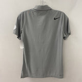 NIKE WOMEN'S ACTIVE TOP grey fine-stripe S