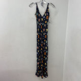 WOMEN'S DRESS stars & planets on black S