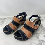 john fluevog WOMEN'S HEELS black tan 6-7?