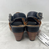 john fluevog WOMEN'S HEELS black tan 6-7?