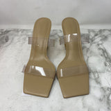 Cult Gaia WOMEN'S HEELS beige clear gold 39.5