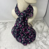 WOMEN'S SCARF/SHAWL pink black