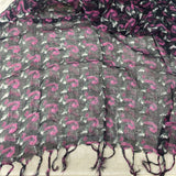 WOMEN'S SCARF/SHAWL pink black
