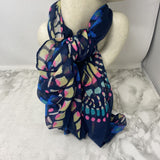 OLD NAVY WOMEN'S SCARF/SHAWL navy pink yellow