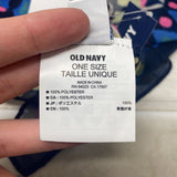 OLD NAVY WOMEN'S SCARF/SHAWL navy pink yellow