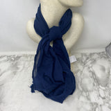 WOMEN'S SCARF/SHAWL navy
