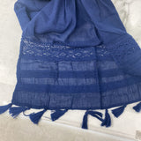 WOMEN'S SCARF/SHAWL navy