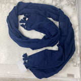WOMEN'S SCARF/SHAWL navy