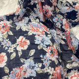 OLD NAVY WOMEN'S SCARF/SHAWL navy white orange