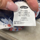OLD NAVY WOMEN'S SCARF/SHAWL navy white orange