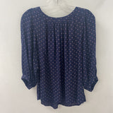 GAP WOMEN'S TOP navy orange white S