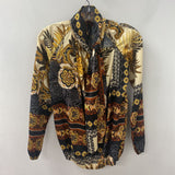 Venti6 WOMEN'S BLOUSE/SHIRT black yellow brown S