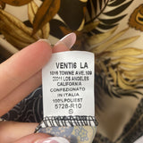Venti6 WOMEN'S BLOUSE/SHIRT black yellow brown S