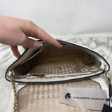KARL LAGERFELD WOMEN'S BAG off white gold
