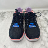 SKECHERS WOMEN'S SNEAKERS black orange 10