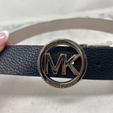 MICHAEL/Michael Kors WOMEN'S BELT black silver L