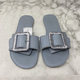 WOMEN'S SANDALS pale blue silver 38