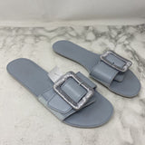 WOMEN'S SANDALS pale blue silver 38