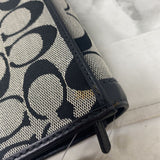 COACH WOMEN'S WALLET/WRISTLET black grey