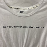 DKNY WOMEN'S T-SHIRT white M