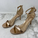 SAM EDELMAN WOMEN'S HEELS rose gold 8.5
