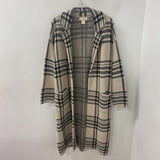 Jessica Simpson WOMEN'S COAT beige black plaid `M