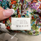 WOMEN'S SCARF/SHAWL white green orange