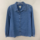 WILFRED WOMEN'S BLOUSE/SHIRT blue M